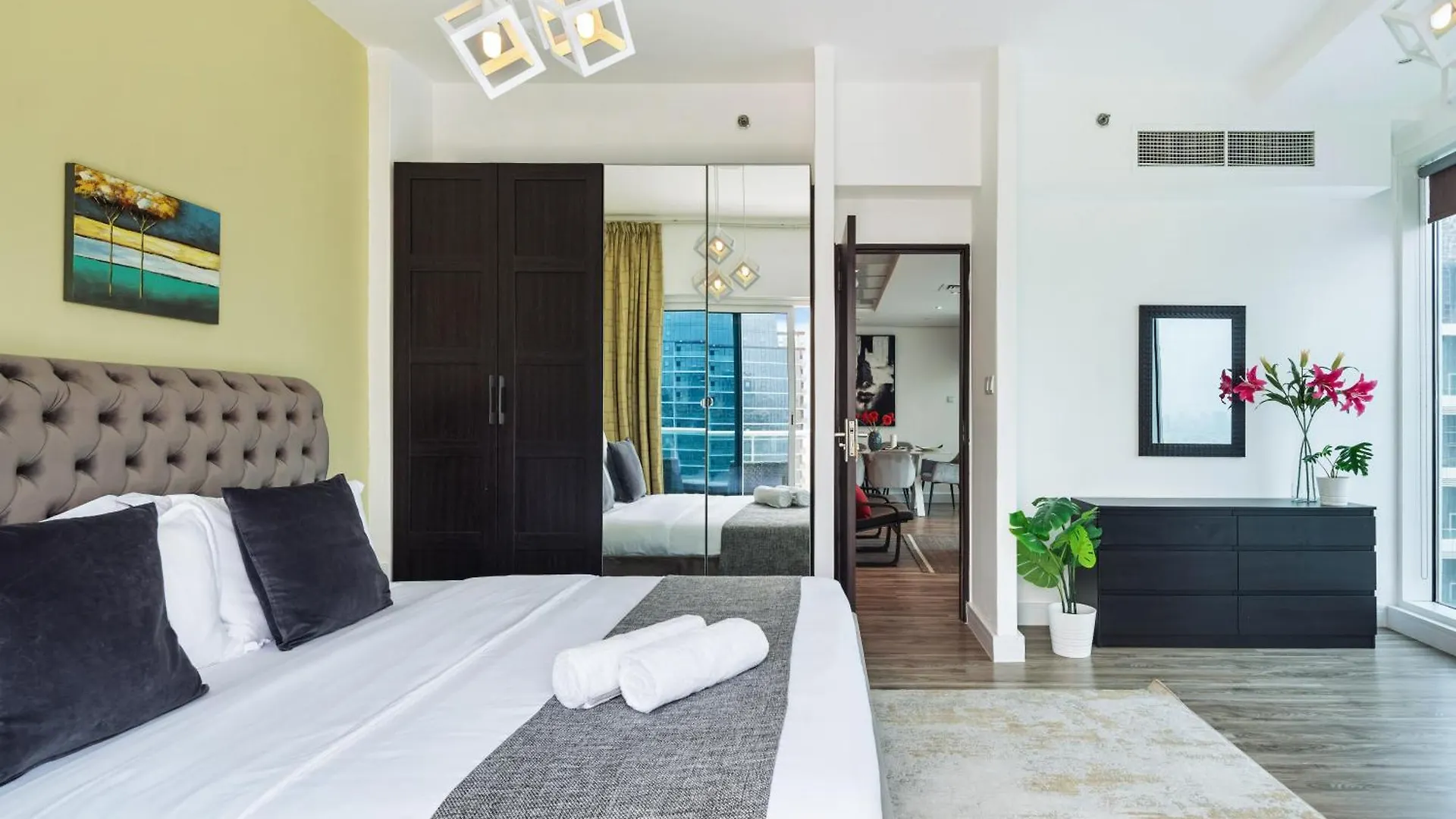 Modern & Spacious 2-Bed Condo With Panoramic Lake Views, Dual Balconies, Steps From Dubai Jlt Metro By 